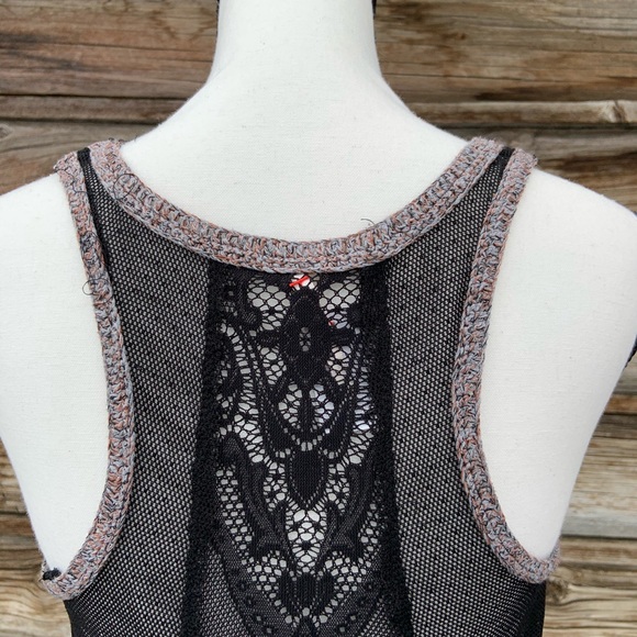 Free People ~ Black Lace Tanktop ~ Size SP - Picture 8 of 8